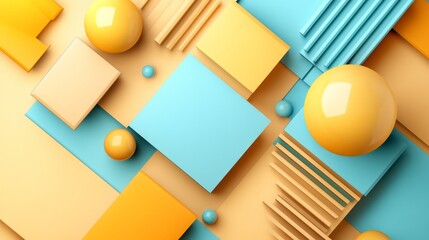 Key visual design with color-blocking techniques, innovative use of contrasting colors, and sleek graphic elements, blending simplicity and elegance for a strong visual statement