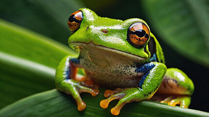 Fototapeta premium green frog