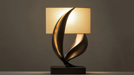 Luxurious lamp in a modern luxury style. 