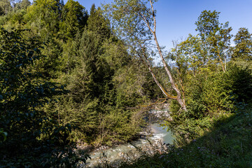 Tyrolean Gorge and Lichtensteinklamm Waterfall in the Austrian Alps