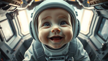 baby laughts. ai generativ