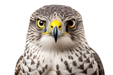 Fototapeta premium Beautifully Detailed Goshawk Isolated on Transparent Background.