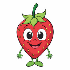 cartoon strawberry