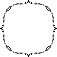 drawing of black square frame