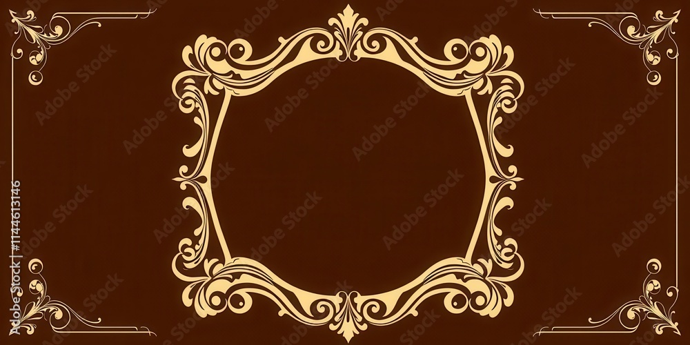 Wall mural a collection of ornate vintage frames in vector format, perfect for adding a touch of elegance to de