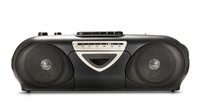 Old stereo tape recorder