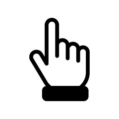 Hand cursor icon