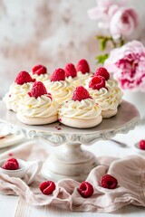 Berries and meringue