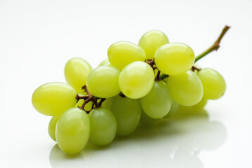 A bunch of green grapes