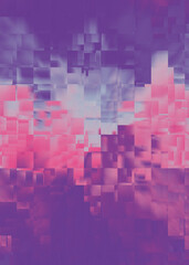 An abstract glitch art texture background image design.