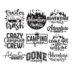 10 CAMPING SVG BUNDLE