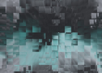 An abstract glitch art texture background image design.