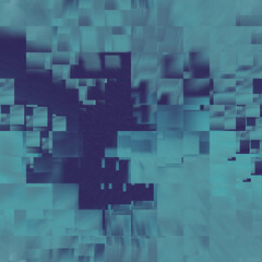 An abstract glitch art texture background image design.