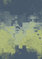 An abstract glitch art texture background image design.
