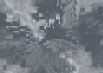 An abstract glitch art texture background image design.