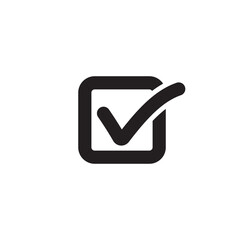 Simple verified icon, Check button icon, varified check mark vector eps.