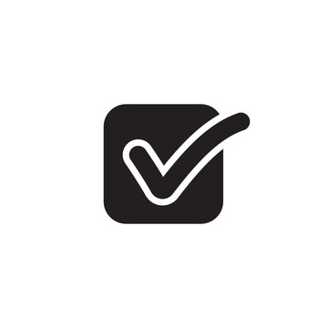 Simple verified icon, Check button icon, varified check mark vector eps.