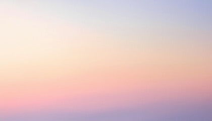 Obraz premium Pastel Sky Gradient Soft Pink Peach and Lavender Blurred Background
