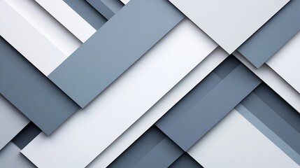 Smooth Geometric Overlapping Shapes Symbolizing Professionalism