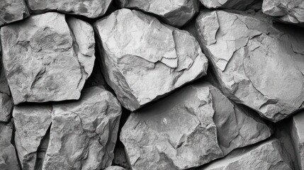 Textured gray stone wall background.