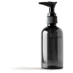 hand gel sanitizer for mockup on transparent background