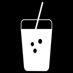 cold drink in a glass cup