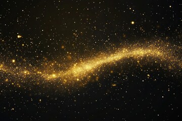 Obraz premium Stunning Golden Glitter Background for Creative Projects