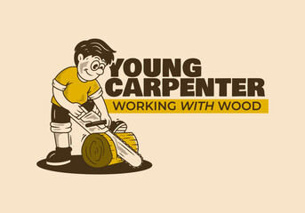 Young carpenter character-5.eps