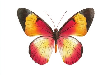 Fototapeta premium Vibrant Nature Captured in Colorful Butterfly