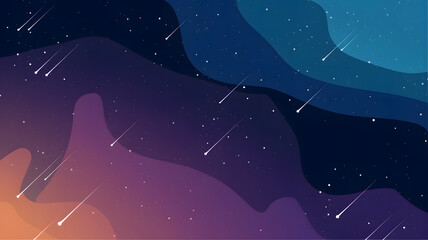 An abstract background design with a gradient of blues and purples.