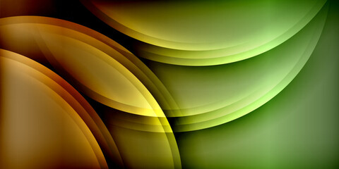 Fototapeta premium Bright lines background. Gradient geometric template wallpaper