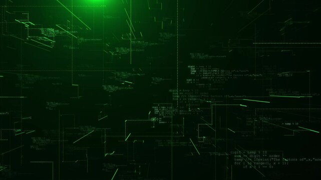 Modern digital Coding programming language overlay background. writing code animation Grunge Texture Digital Glitch Code Data Cyberpunk. digital code motion. Software process concept in a cyberspace.