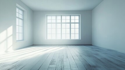 Obraz premium A spacious photography studio with soft light equipment and a smooth, plain background ready for use in professional photo shoots