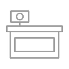 Teacher’s Desk Icon Design