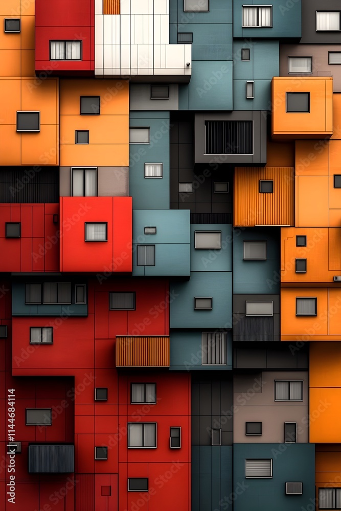 Poster visually quantifying urban architectural prevalence through data driven visualization a modular