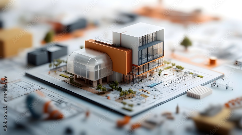 Poster detailed schematics technical renderings and complex geometric patterns showcasing the intersection 