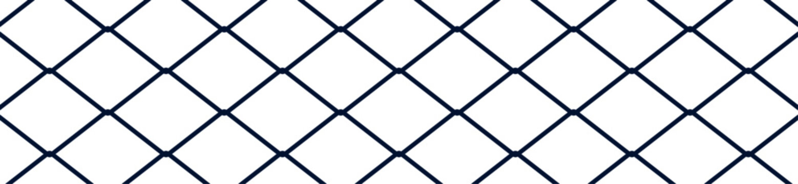 Seamless net pattern with fishnet and honeycomb textures. White mesh design for fabric, soccer, football, and window screens. Flat vector illustration isolated on white background.