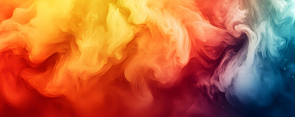 Abstract Colorful Swirling Ink, A Vivid, Dynamic Background Image with Vibrant Hues