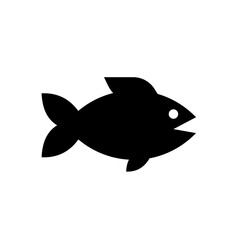 Fish vector. Fish icon vector.