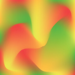 abstract colorful background. green yellow orange red happy nature christmas kids color gradiant illustration. green yellow orange red color gradiant background