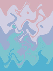 Pink blue green abstract design. Illustration for banner, poster.