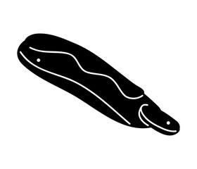Popsicles ice cream in black and white colors. Clip art for your projects.