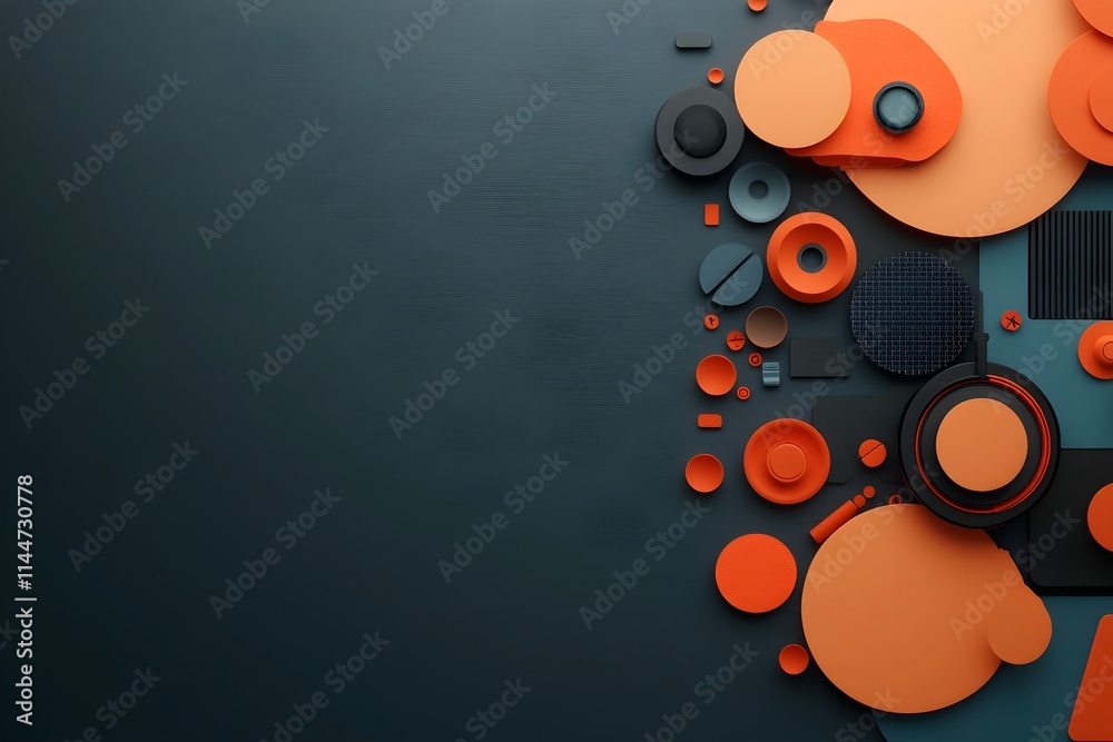 Poster minimalistic digital backdrop highlighting the elegant simplicity of modern computing with clean lin