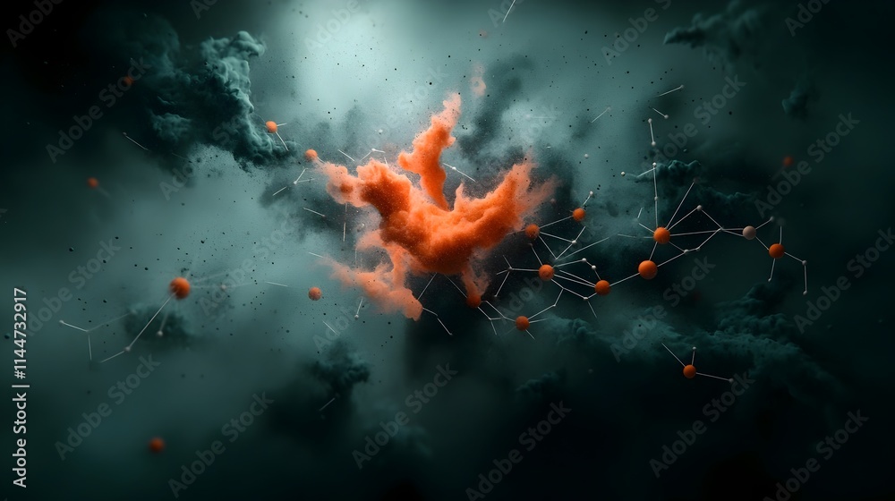 Poster detailed and visualization of the frequency distribution and dynamic patterns of social interactions