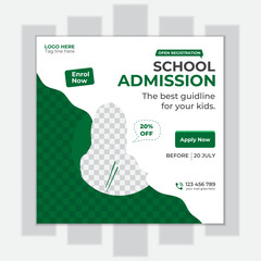 Back To School Social Media Post Template Psd