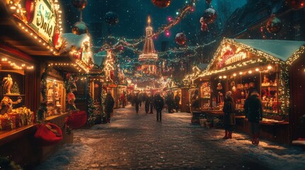 Obraz premium Festive Cheer. Christmas Concept