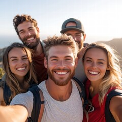 Adventure Awaits Friends on a Hiking Journey