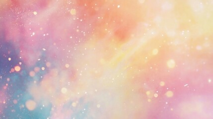 Obraz premium Soft Pastel Dreamy Background Shimmering Bokeh Effect