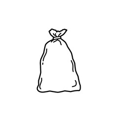Doodle Plastic Bag 