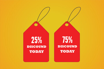 Discoundt price tag .